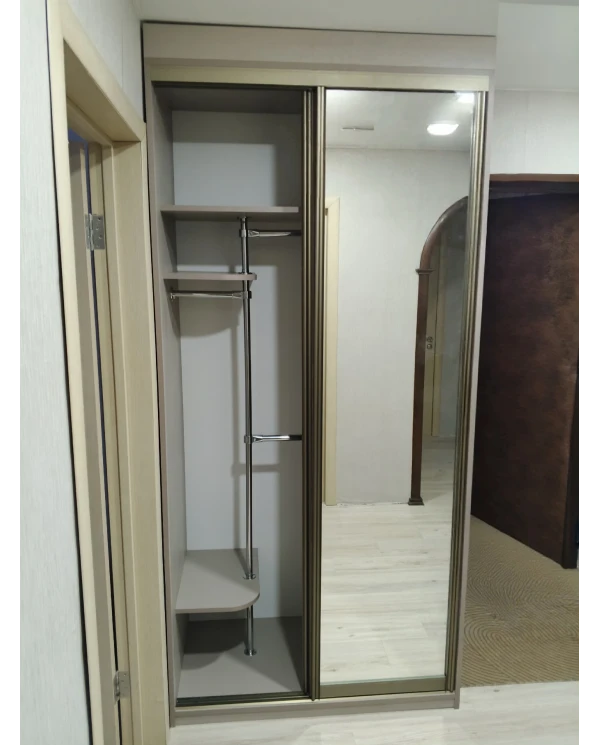 Шкаф-купе с зеркалом.